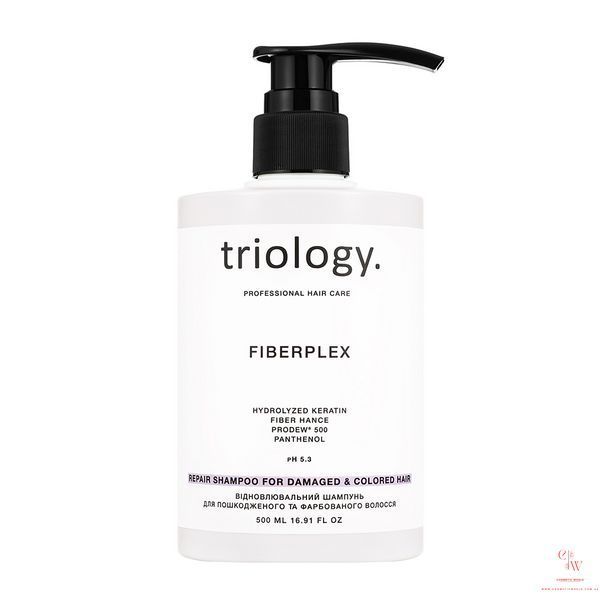 Восстанавливающий шампунь для поврежденных и окрашенных волос Fiberplex Triology 500 мл 332327 фото