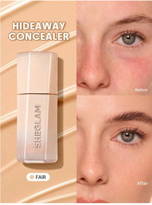 Жидкий консилер для лица Sheglam Hideaway Full-Coverage Concealer - Fair 6069 фото