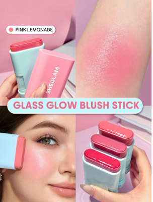 Румяна-стик SHEGLAM Glass Glow Blush Stick - Pink Lemonade 5643 фото