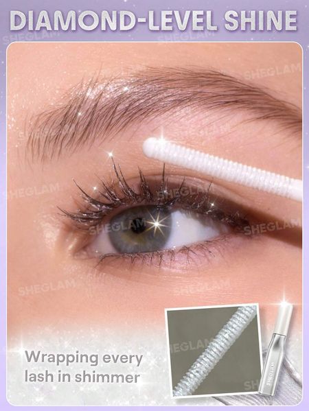 Тушь для ресниц с блестками Sheglam Crystal Gaze Glitter Mascara Diamond 8 мл 5613 фото