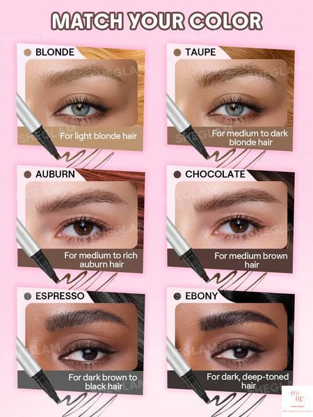 Лайнер для бровей SHEGLAM Brow-Fection Micro-Stroke Liquid Pen - 06 Auburn 6020-06 фото