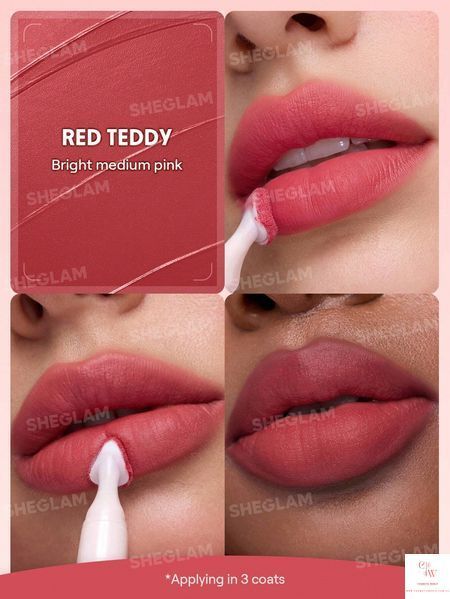 Помада-кушон SHEGLAM Marshmallow Puff Lip Blur Pen - 330 Red Teddy 6038-330 фото