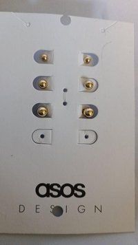 Набір сережок позолочені by Asos Design 90016 фото