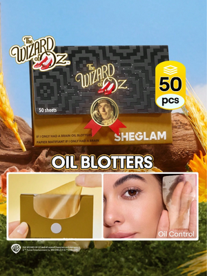Матирующие салфетки SHEGLAM The Wizard of OZ If I Only Had A Brain Oil Blotters 5513 фото