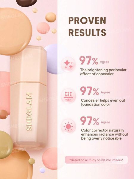 Жидкий консилер для лица Sheglam Hideaway Full-Coverage Concealer - Warm Vanilla 6070 фото