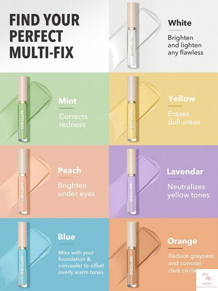 Коректор для обличчя Sheglam Like Magic Color Correcting Concealer &mdash; Purple 5954 фото