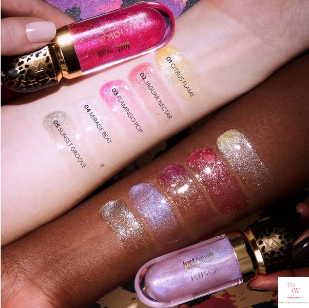 Блеск для губ Just Cavalli x KIKO MILANO 3D Hydra Lip Gloss Rebel Edition - 01 Citrus Flame 000040-01 фото