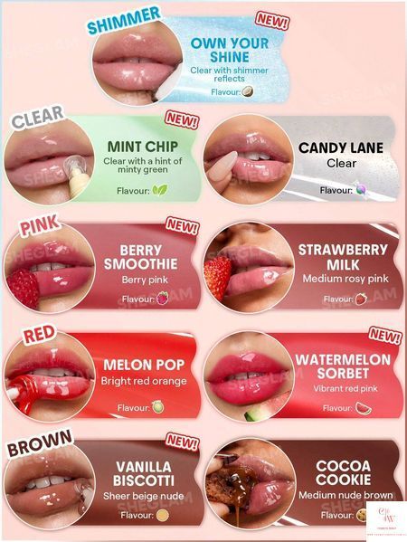 Бальзам для губ Sheglam Crystal Glaze Moisturizing Lip Care - Cocoa Cookie 5562 фото