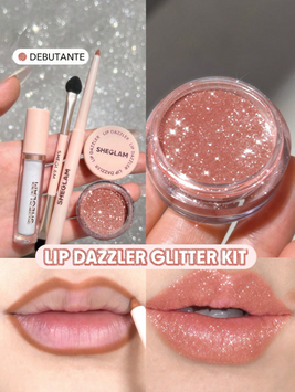 Набір для губ Sheglam Lip Dazzler Glitter Kit тон Debutante 5515 фото